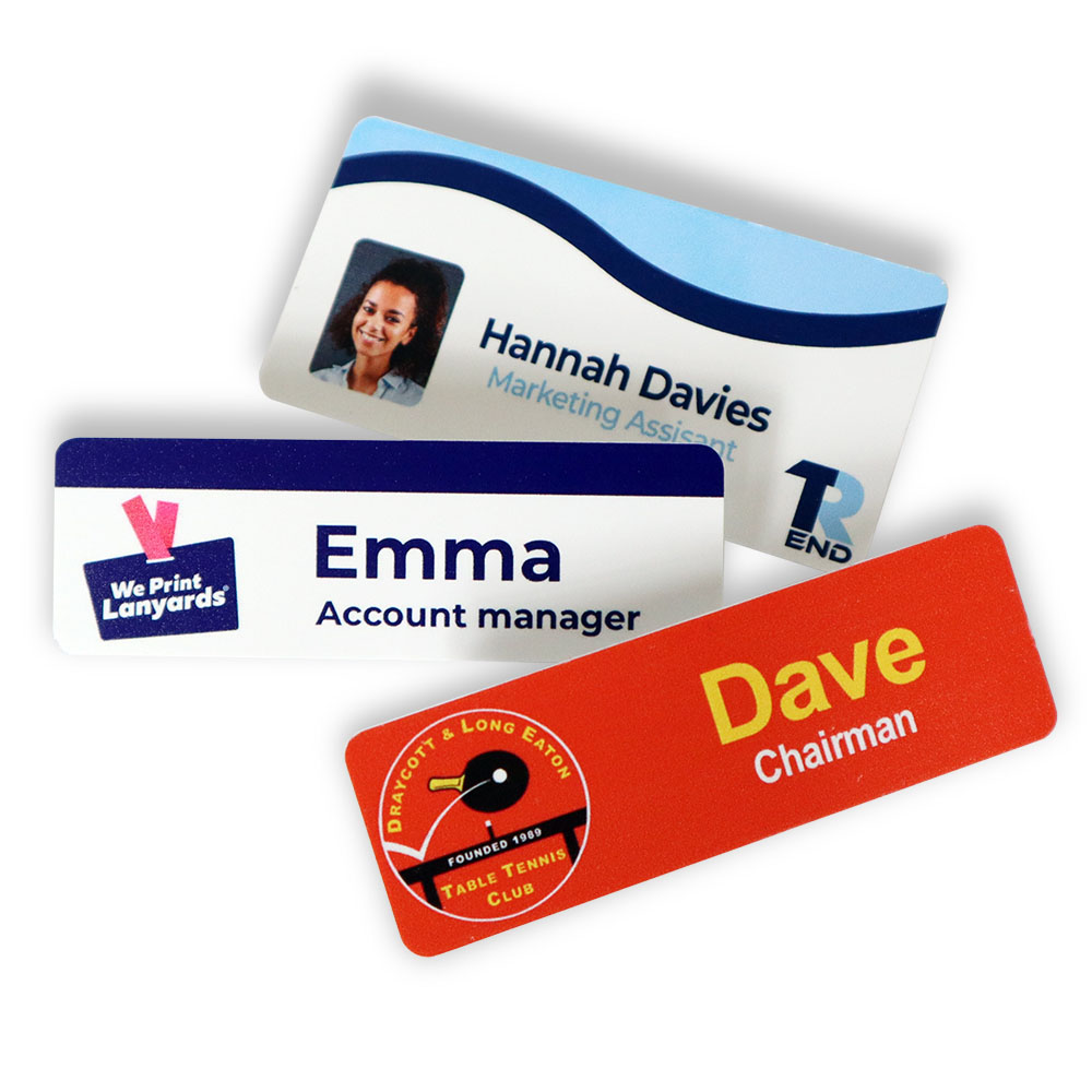 Personalised Name Badges We Print Lanyards