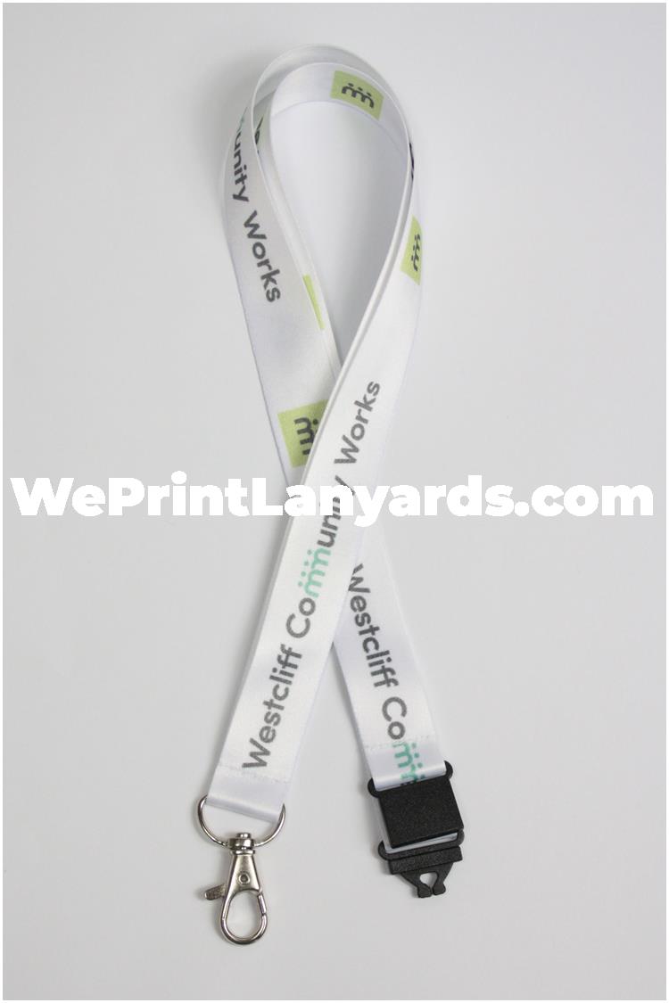 Custom printed organisation and association lanyard