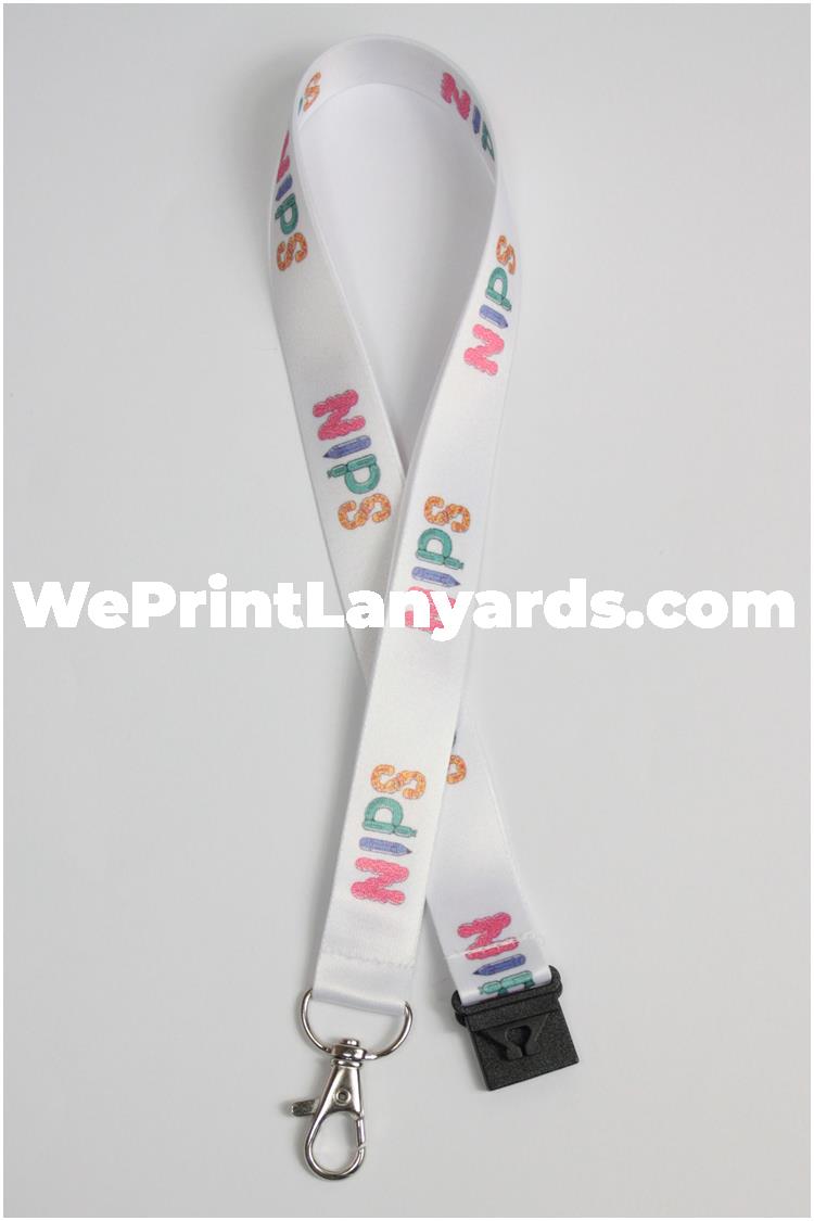 Custom printed event logo lanyard