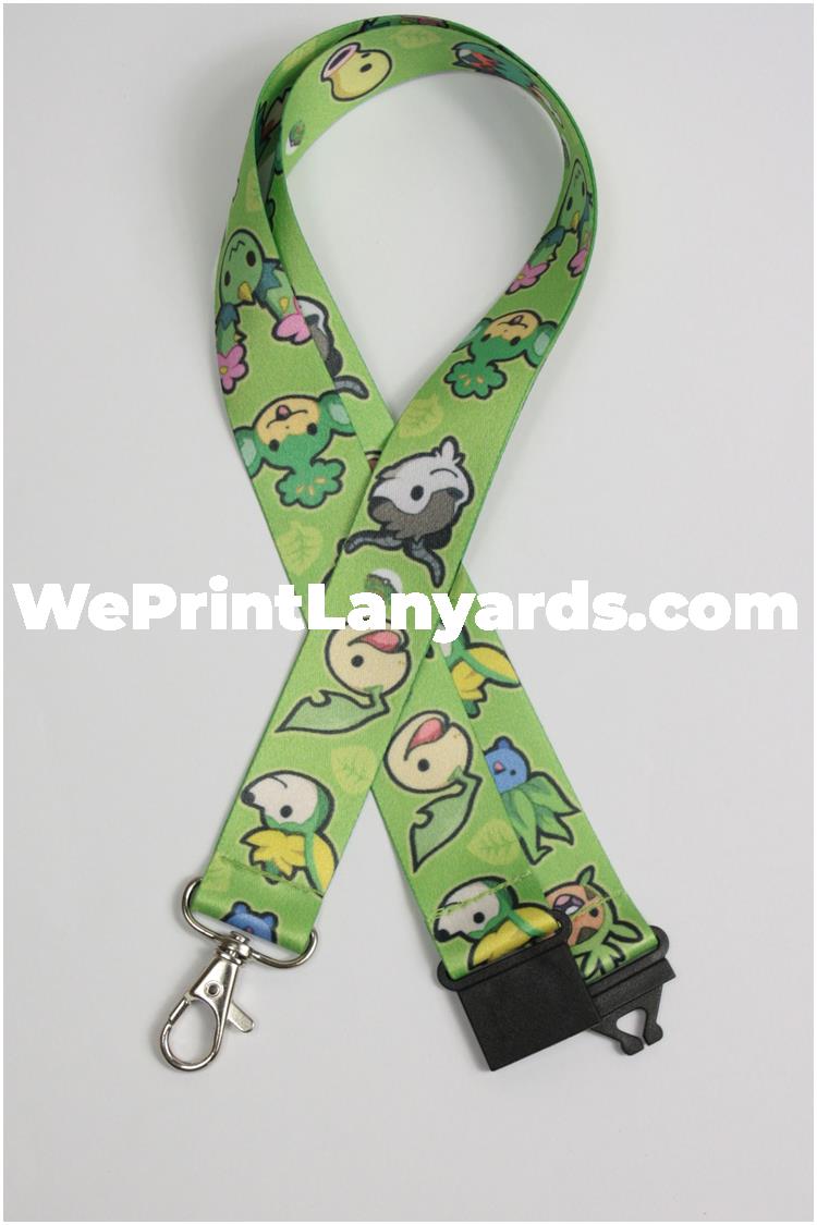 Full colour fun funky cool childrens lanyard