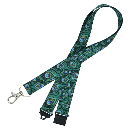 Peacock Lanyard