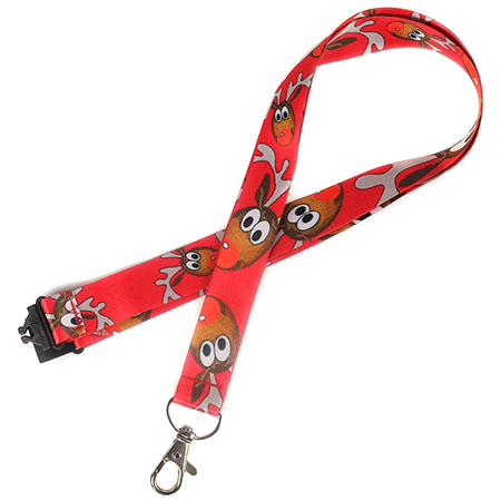 Christmas Rudolph Reindeer Lanyard