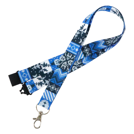 Christmas Snowman Lanyard