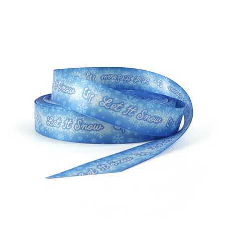 Christmas Let It Snow Ribbon