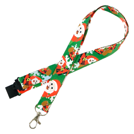 Christmas Santa Lanyard