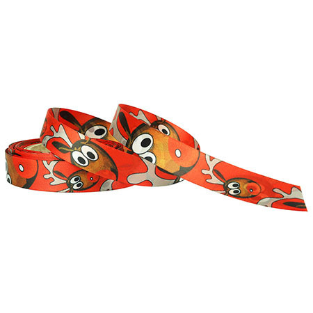 Christmas Rudolph Ribbon