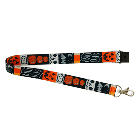 Halloween Spooky Pumpkin Lanyard