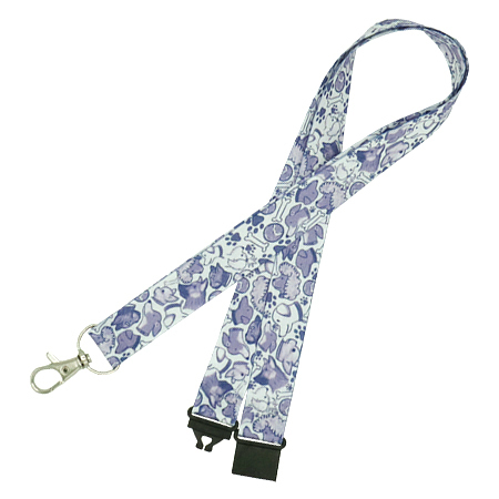 Dog Print Lanyard